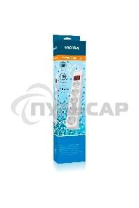 Сетевой фильтр Smartbuy (SBSP-5-50-W) 5 гн х 5,0 м белый