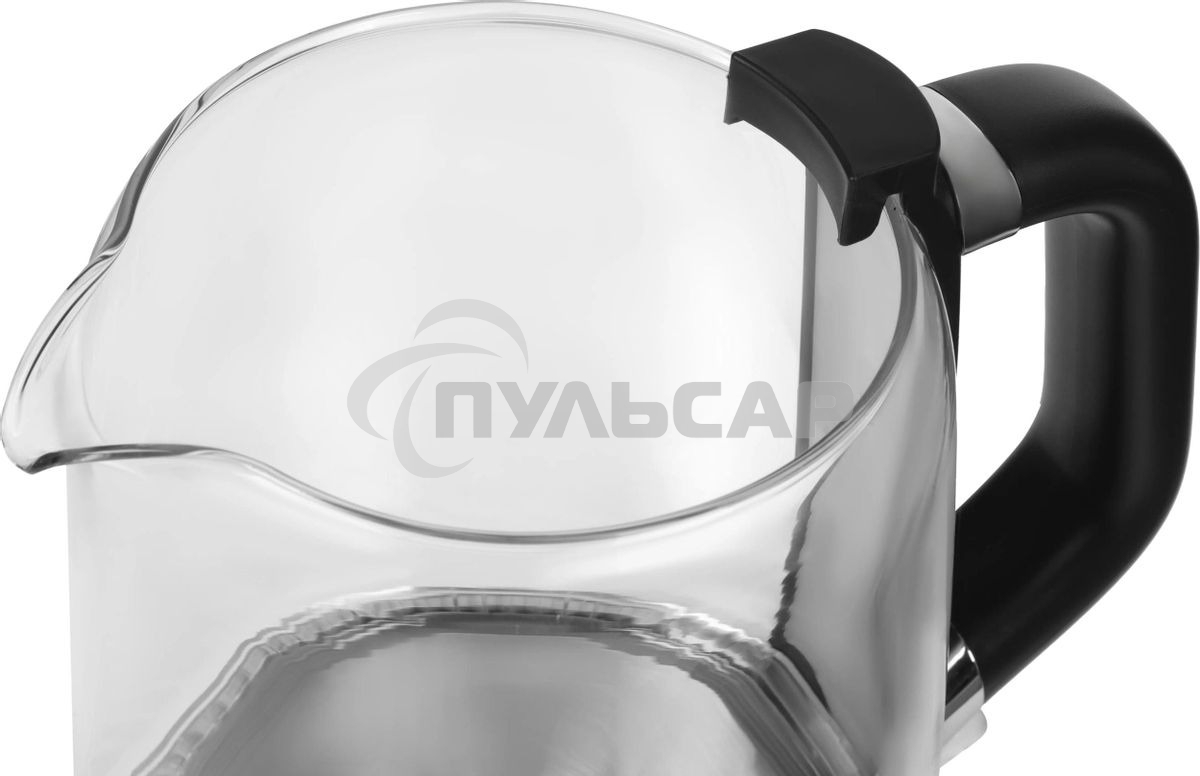 Чайник электрический Hyundai HYK-G5501 1.7 л, 2200 Вт, серебристый/черный