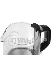 Чайник электрический Hyundai HYK-G5501 1.7 л, 2200 Вт, серебристый/черный