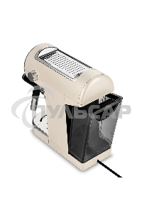 Кофеварка рожковая Kitfort КТ-783-1 бежевый, исп. кофе - молотый, 0,85 л, 1360 Вт, 20 бар