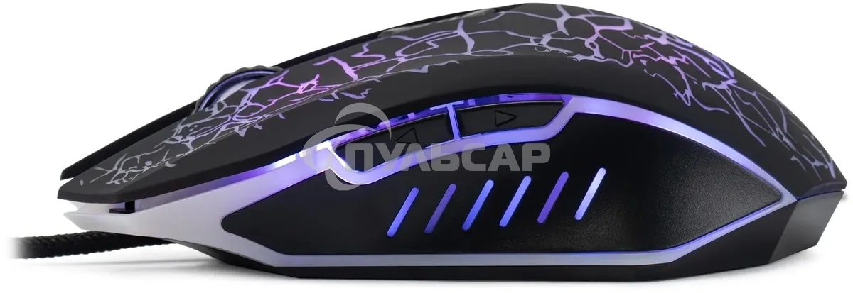 Мышь проводная Oklick 896G черный, 12800 dpi, USB, кнопки - 5