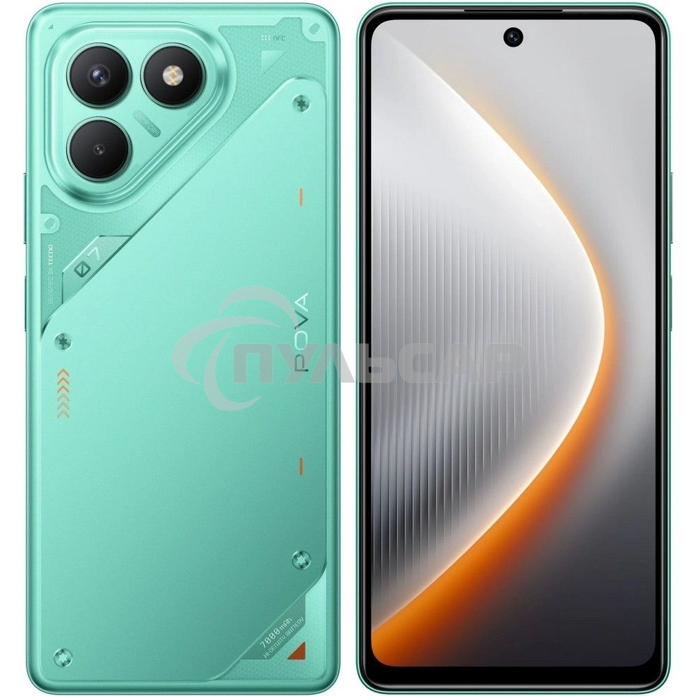 Смартфон Tecno POVA 7 Neo 8/256Gb, бирюзовый