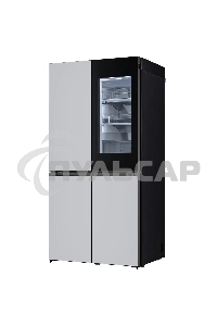 Холодильник LG GR-A24FQAKM серый трехкамерный 382/145л морозилка снизу, No Frost, Side by Side