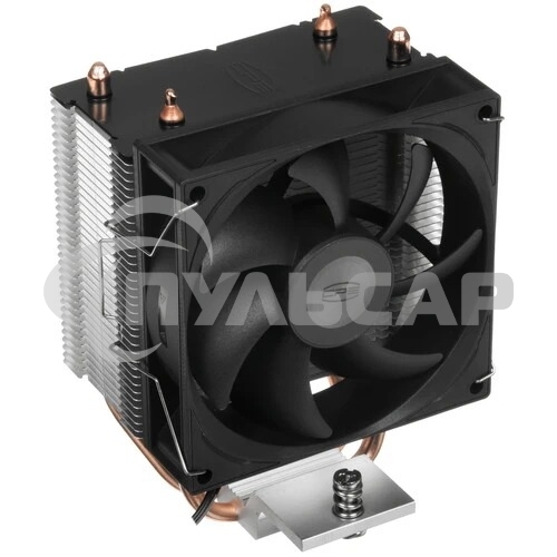 Кулер для процессора PCCooler R200 S115X/1200/1700/AM4/AM5 (TDP 110W, 90мм Non LED Fan, 2 тепловые трубки 6мм, 2200RPM, 28,3dBa)