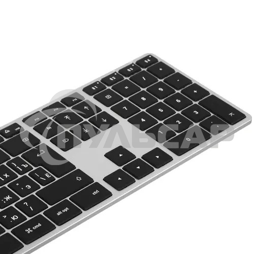 Клавиатура беспроводная Satechi Slim X3 Bluetooth Backlit Keyboard, Bluetooth, Серебристый ST-BTSX3S-RU