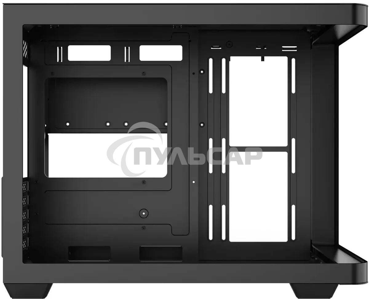 Компьютерный корпус Bloody BD-CC112 черный без БП mATX 9x120мм 2xUSB 3.0 audio bott PSU