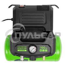 Компрессор воздушный безмаслянный BL 1100/6 1100Вт, ресивер 6 литров, 180 л/мин Сибртех