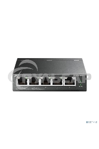 Коммутатор TP-Link 5-Port Gigabit Unmanaged Switch with 4-Port PoE+, metal case, desktop mount, PoE budget 40W.