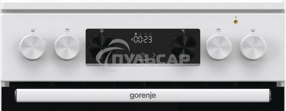Плита электрическая Gorenje GECS5C70WA белый, конфорок 4 электрических, духовка 70 л, 50 см x 85 см x 59.4 см
