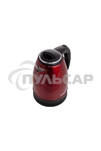 Чайник Centek CT-1068 RED (красный) металл 2л, 2000W, хромированная вставка на крышке