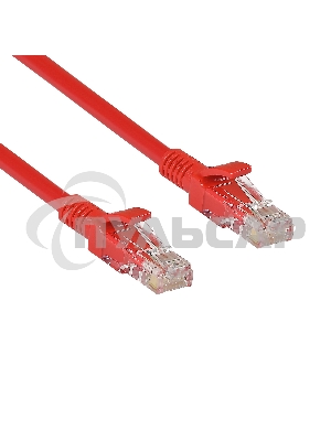 Патч-корд ExeGate UTP-RJ45-RJ45-C6-0,5M-RD, UTP, cat.6, 0,5м, красный