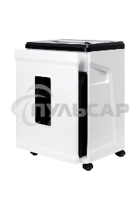 Шредер ГЕЛЕОС УМ26-4, (DIN P-4), фрагмент 3,9х35мм, 14-17 лист (70г/м2), CD/пл.карты/скрепки/скобы, 26 литров