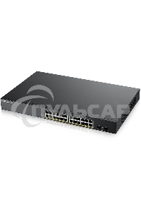 Коммутатор Smart L2 PoE+ Zyxel GS1900-24HPv2, rack 19