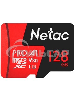 Флеш карта MicroSD card Netac P500 Extreme Pro 128Gb, retail version w/o SD adapter