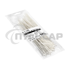 Стяжка (хомут) нейлоновая ExeGate CV66-120x2.5W (нейлон 6.6, 120x2.5мм, неоткрывающаяся, halogen free, -40°C - +85°C, белая, 100 шт)