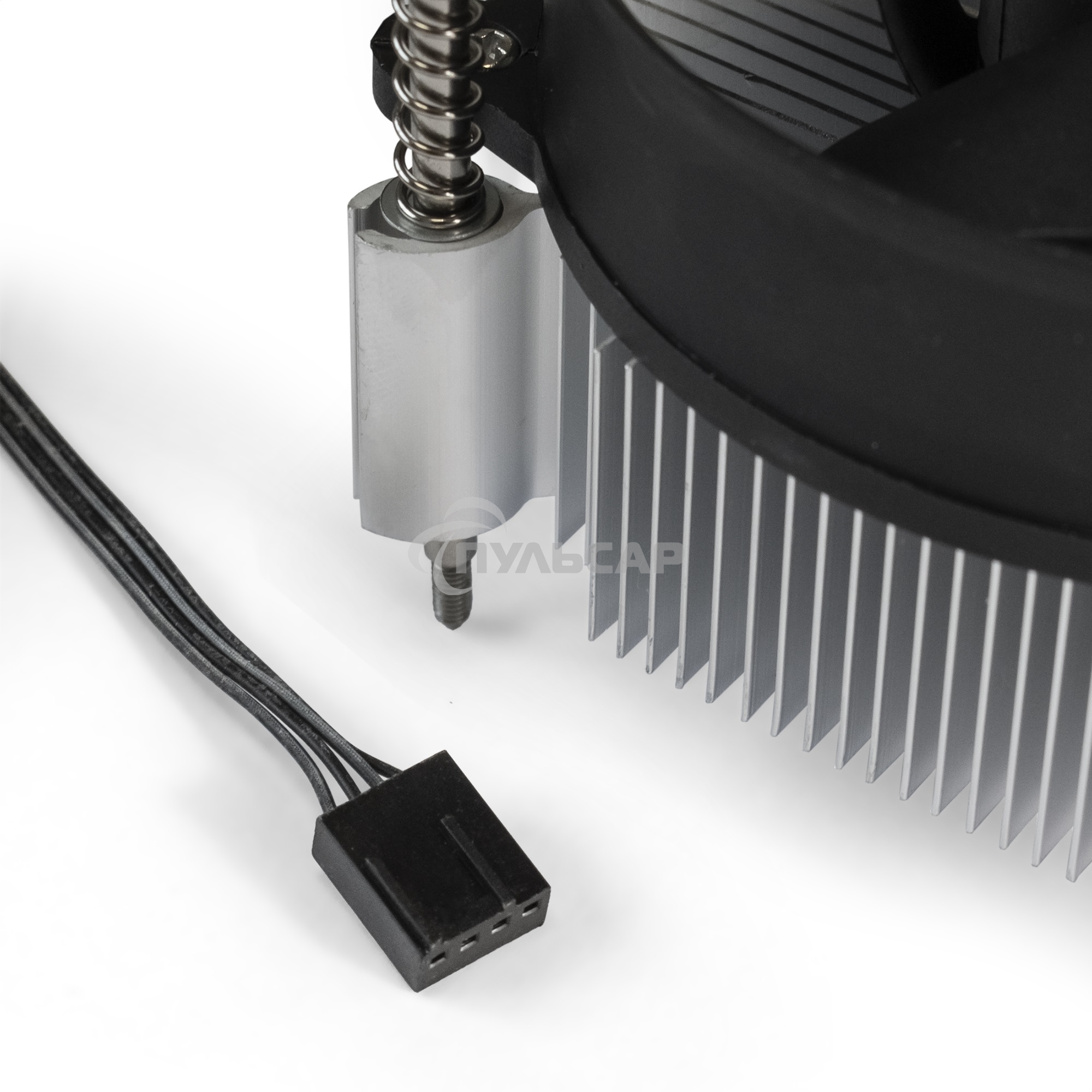 Кулер для процессора ExeGate ETA-20.PWM.V1700 серебристый, 90 мм, алюминий, 2600 об/мин, 23.5 дБ, 4 pin, 90 Вт, 60 мм