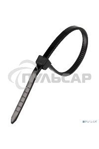 Стяжка нейлоновая Exegate EX253852RUS неоткрывающаяся CV-200B, 200мм, упак. 100шт черная