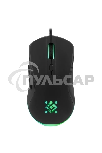 Мышь проводная Defender Arga GM-049 черный, 3600 dpi, USB, кнопки - 6