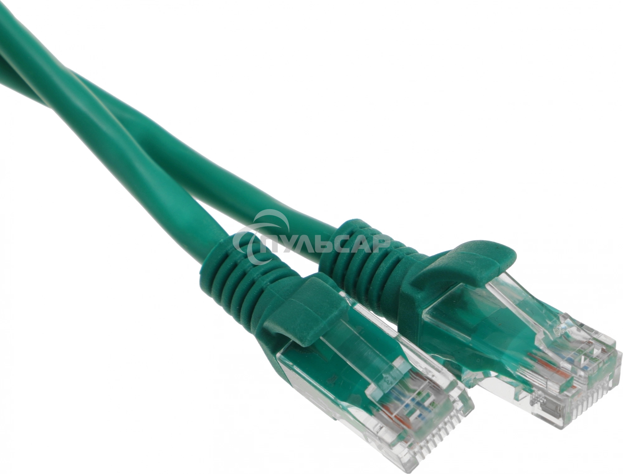 Патч-корд UTP Cablexpert кат.5e, 1.5м, литой, многожильный (зеленый)