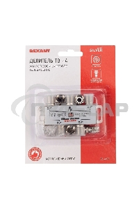 Делитель ТВ х 4 + 5шт. F 