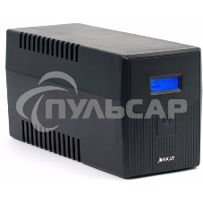 Источник бесперебойного питания SKAT-UPS 2000/1200 220В 1200Вт 2 АКБ 9А·ч внутр. меандр. стабилизация напряжения