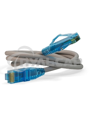 Патч-корд Hyperline PC-LPM-UTP-RJ45-RJ45-C6-10M-LSZH-GY Патч-корд U/UTP, Cat.6, LSZH, 10 м, серый