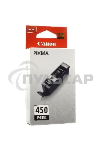 Картридж струйный Canon PGI-450PGb,K (6499B001) пигментный черный (15 мл. 300 стр.) для PIXMA iP7240/MG6340/MG5440