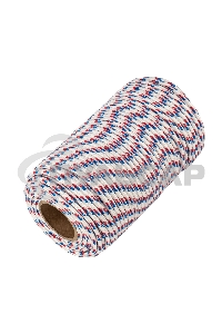 Фал плетеный СИБРТЕХ полипр. 16-прядный с полипр. серд. 8 мм, бухта 100 м, 520 кгс СИБРТЕХРоссия 93966