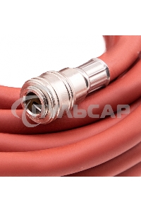 Шланг STELS 57023пневматический резиновый 10x16мм 24 бар армированный быстросъемное соединение 20м