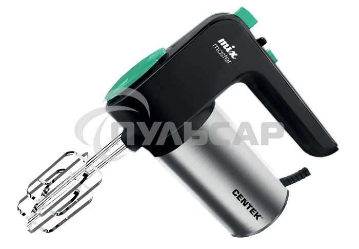 Миксер Centek CT-1123 (черн/сталь)