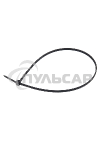 Хомут-стяжкa нейлоновая с тройным замком Rexant 400x4,8 мм, черная, упаковка 100 шт.