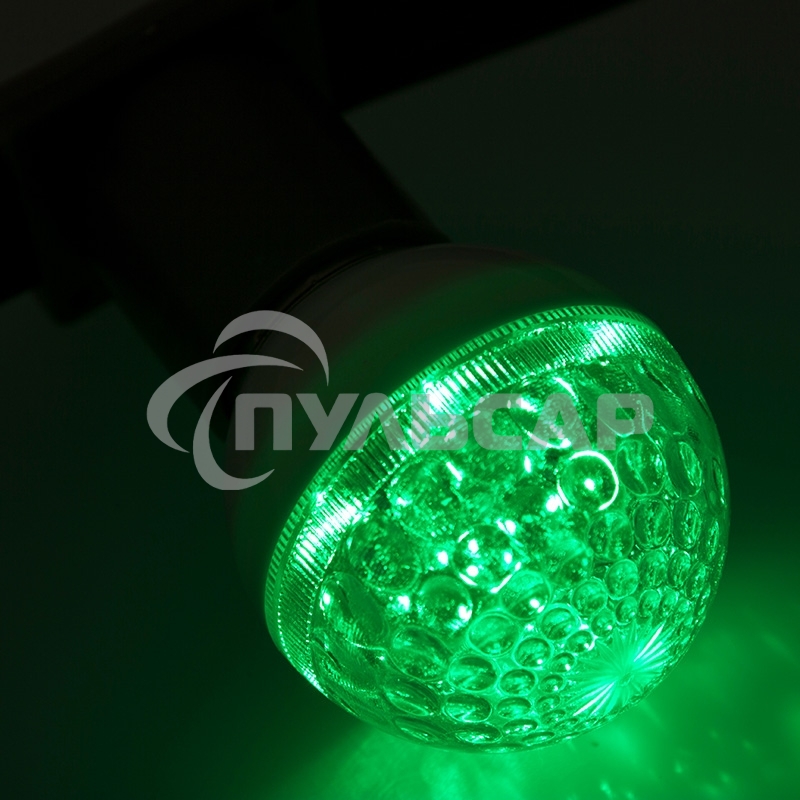 Лампа шар Neon-night e27 10 LED Ø50мм зеленая 24В (постоянное напряжение)