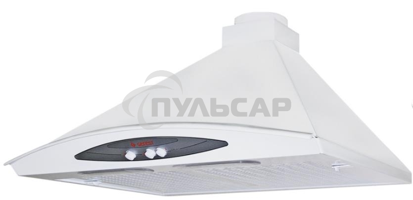 Вытяжка каминная Gefest ВВ 1 белый, 60 см, 180 куб. м/ч, 64 дБ