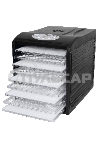 Сушка для фруктов и овощей Hyundai HYFD-P1801 18под. 700Вт черный