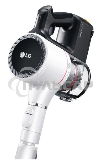 Пылесос вертикальный LG A9N-PRIME белый, питание от аккумулятора, 160 Вт, уборка сухая, пылесборник 0.44 л, работа от АКБ max 50 мин