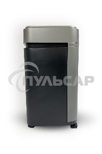 Шредер Heleos АП23-5 серый/серебристый с автоподачей (секр.P-5) фрагменты 145лист. 23лтр. скрепки скобы пл.карты