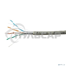 Кабель FTP SkyNet CSP-FTP-4-CU/100 ndoor 4x2x0,51, медный, FLUKE TEST, кат.5e, однож., 100 м, box, серый