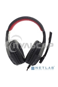 Наушники с микрофоном Oklick Phoenix HS-L320G черный/красный1.9м мониторы оголовье (NO-3000)