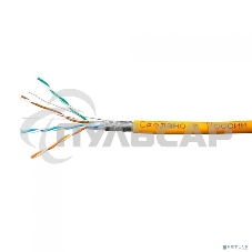 Кабель SkyNet Premium FTPнг-LSZH 4x2x0,51, низкое дымовыделение, нулевое содержание галогенов, медный, FLUKE TEST, кат.5e, однож., 305 м, box, оранжевый