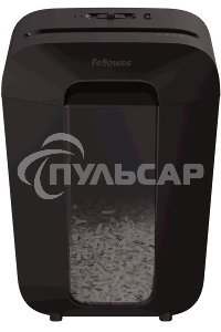 Шредер Fellowes PowerShred LX70 черный (секр.P-4)/перекрестный/11лист./18лтр./скрепки/скобы/пл.карты