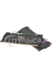 Оперативная память Patriot Viper Steel, DDR4, 64Gb (2x32Gb), 3200MHz, CL18, DIMM, с радиатором, RGB, черный