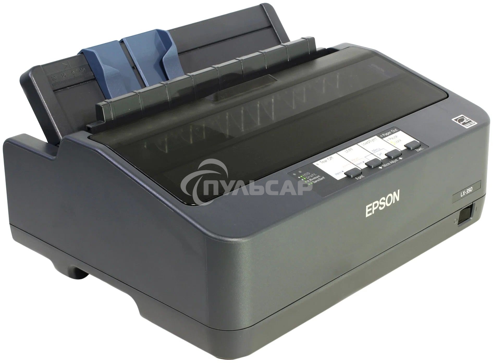 Принтер матричный Epson LX-350 (C11CC24031/C11CC24032), (А4, 357 cps (12 cpi), USB, LPT, COM)