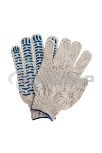 Перчатки трикотажные, ПВХ-покрытие 
