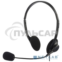 Гарнитура Oklick HS-M143VB черный 1.8м накладные оголовье