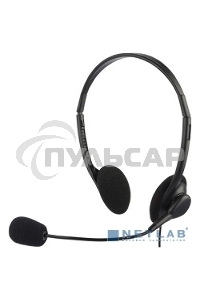 Гарнитура Oklick HS-M143VB черный 1.8м накладные оголовье