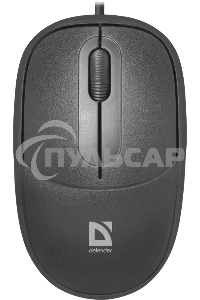 Мышь проводная Defender Datum MS-980 черный, 1000 dpi, USB, кнопки - 3