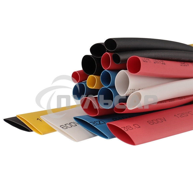 Термоусаживаемые трубки AUTO PLUS 2:1 (Набор 19 шт.) Rexant