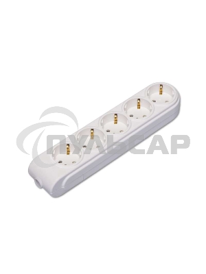Колодка удлинителя 5-м с заземл. защ. шторки Makel N5210000