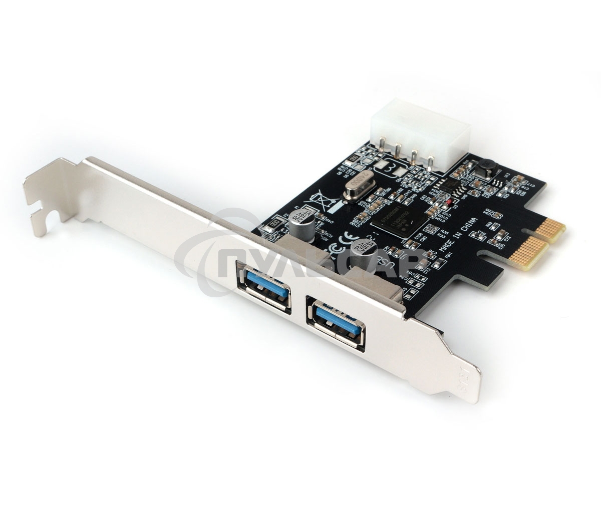 Контроллер USB Gembird SPCR-01, в PCI, порты: 2 внешн. USB 3.0