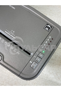 Шредер Heleos АП23-5 серый/серебристый с автоподачей (секр.P-5) фрагменты 145лист. 23лтр. скрепки скобы пл.карты